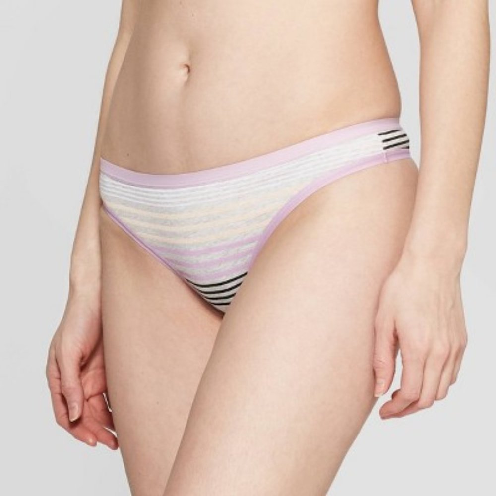 Auden | 2 Striped Cotton Thongs